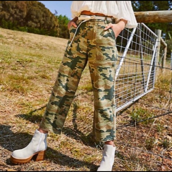 FP high-rise denim straight leg pants! - Picture 2 of 7